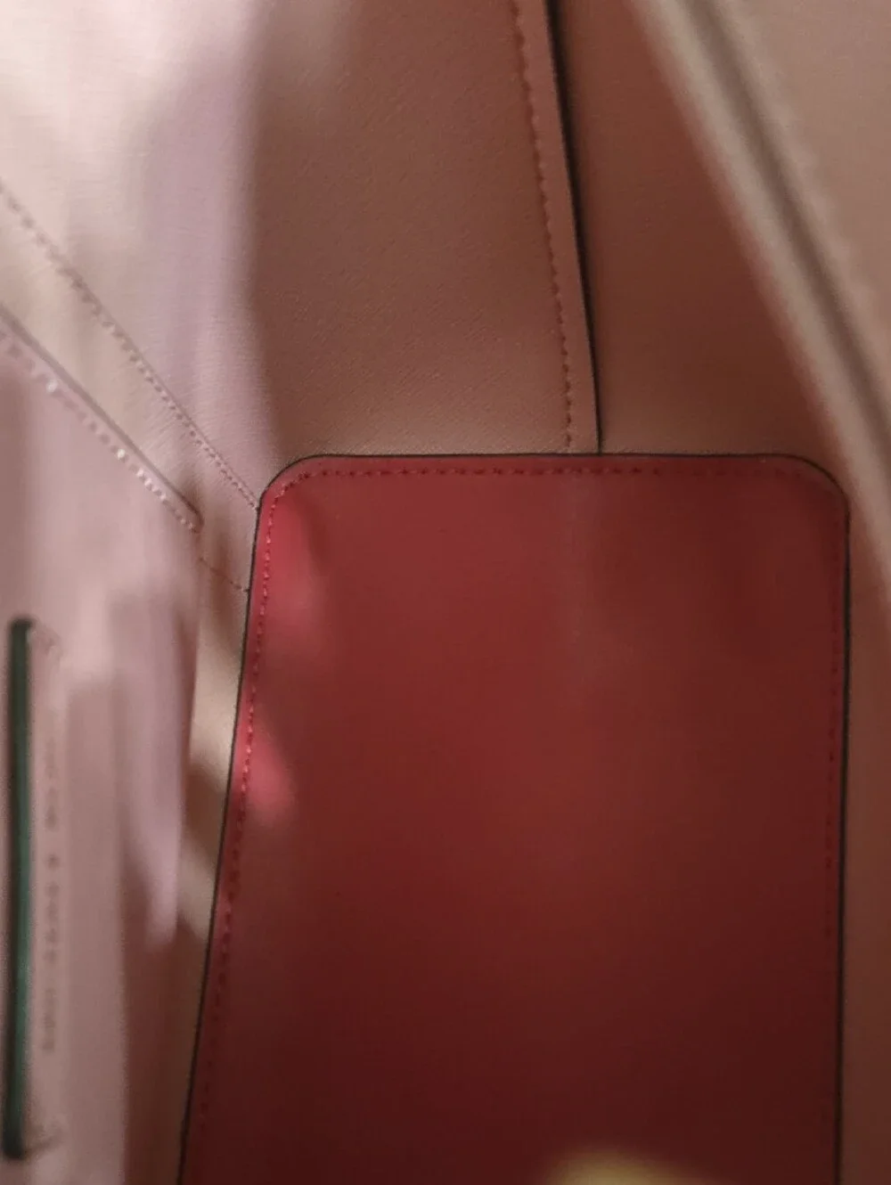 Michael Kors Pink & White Color-Block Saffiano Tote